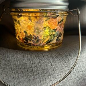 Mason Jars - Glass Jars With Solar Lights. Hand decorated By “Amada“